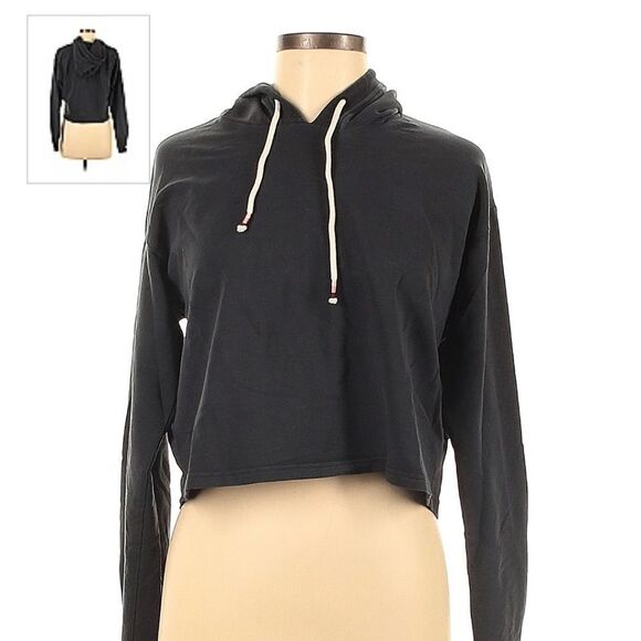MARINE layer Baby Terry Crop Hoodie - Picture 1 of 5